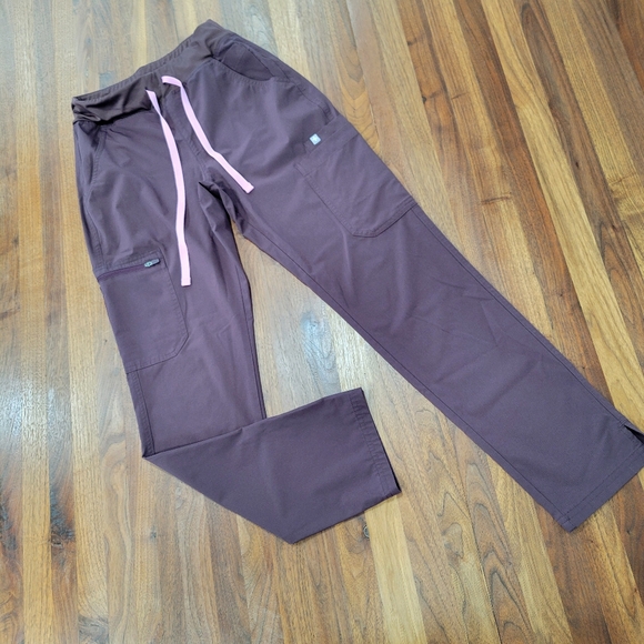 LOFT Pants - Figs Technical Collection Cargo Scrub Pants Drawstring Waist Size XXS